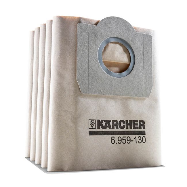10 unidades 10 Bolsas de papel para aspiradora Kärcher WD 2500 y WD 2500M Daniplus 